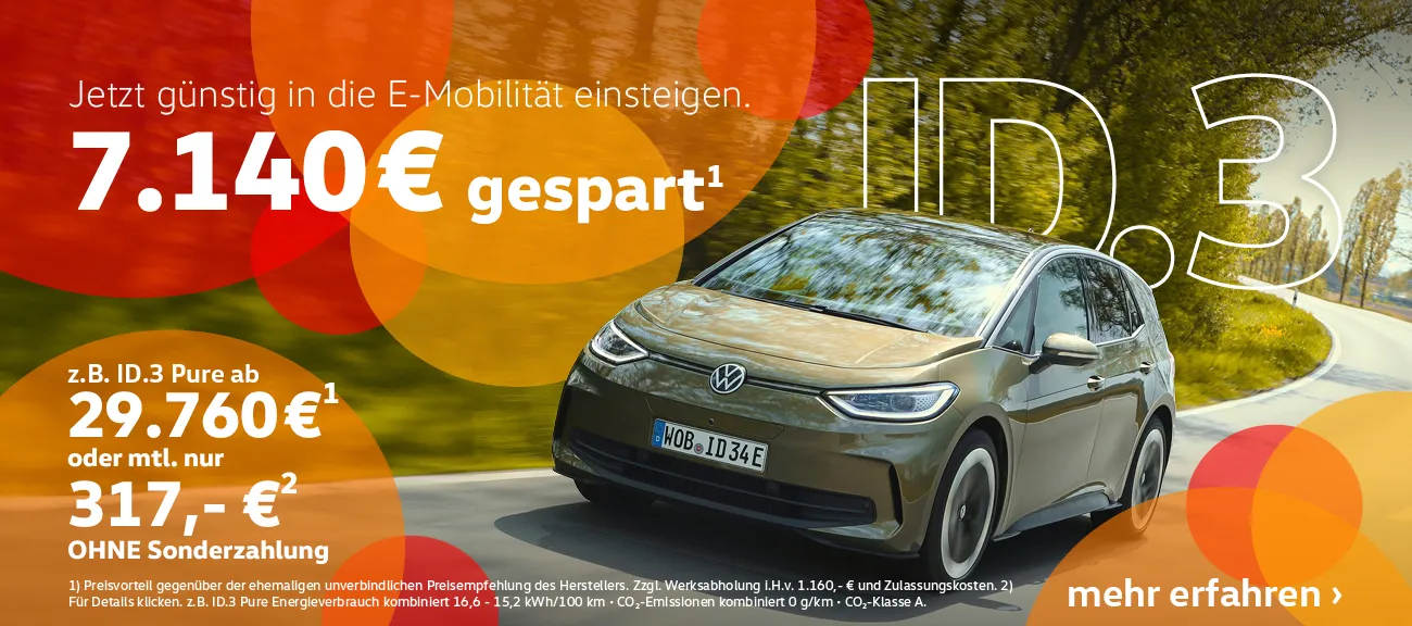 VW ID.3 Aktionsangebot