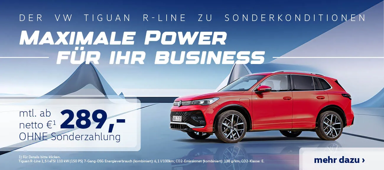 Slider Tiguan R-Line Gewerbe