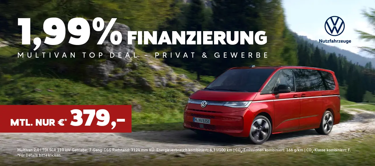 VW Multivan 1,99% Sonderzins