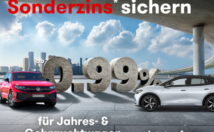  ab 0,99% Sonderfinanzierung
