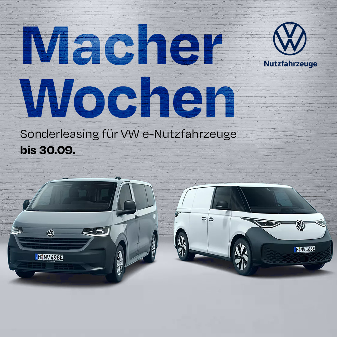 HEADER MOBILE VW eNFZ Macher Aktion HEADER MOBILE VW eNFZ Macher Aktion