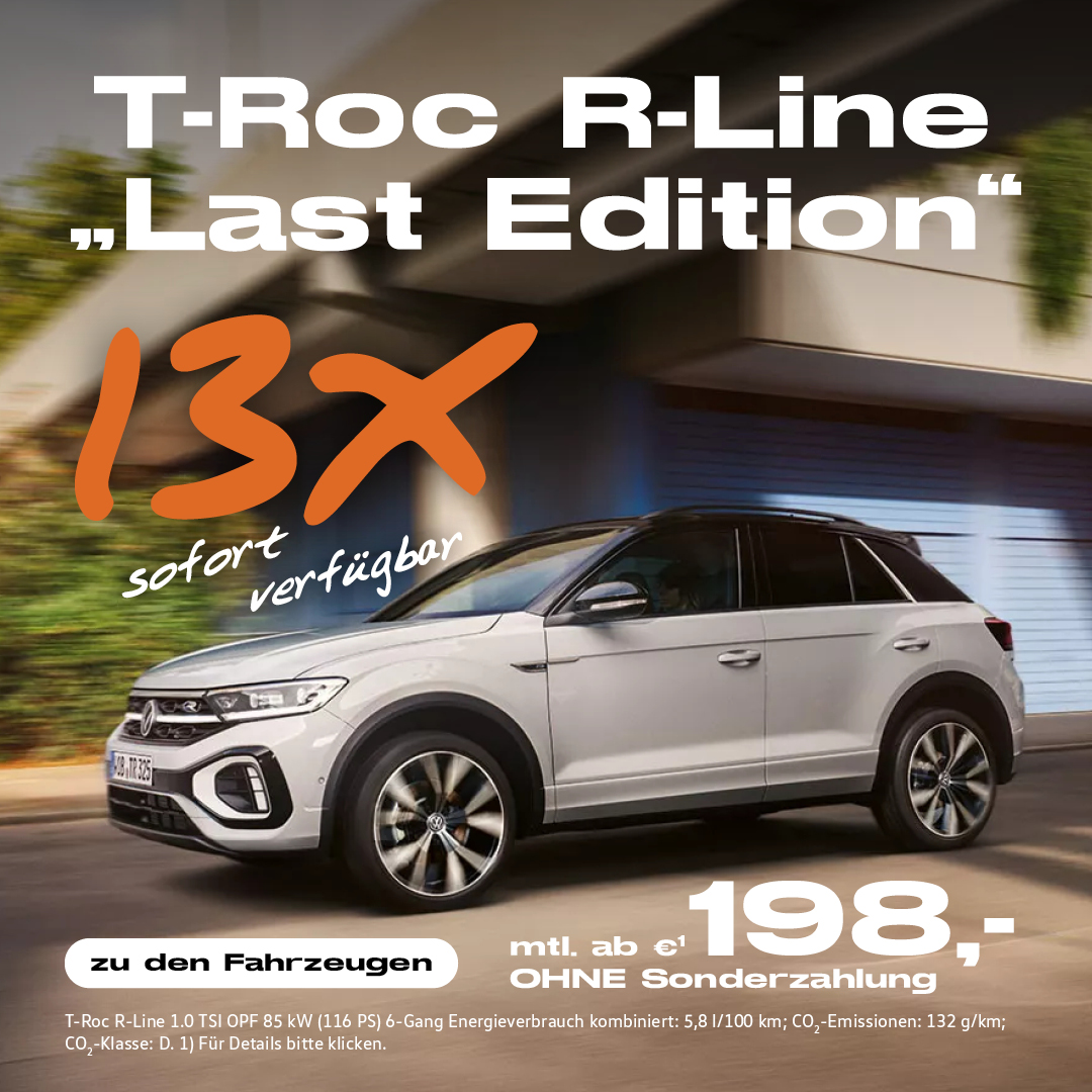 BEITRAG 13x T-Roc R-Line Lager