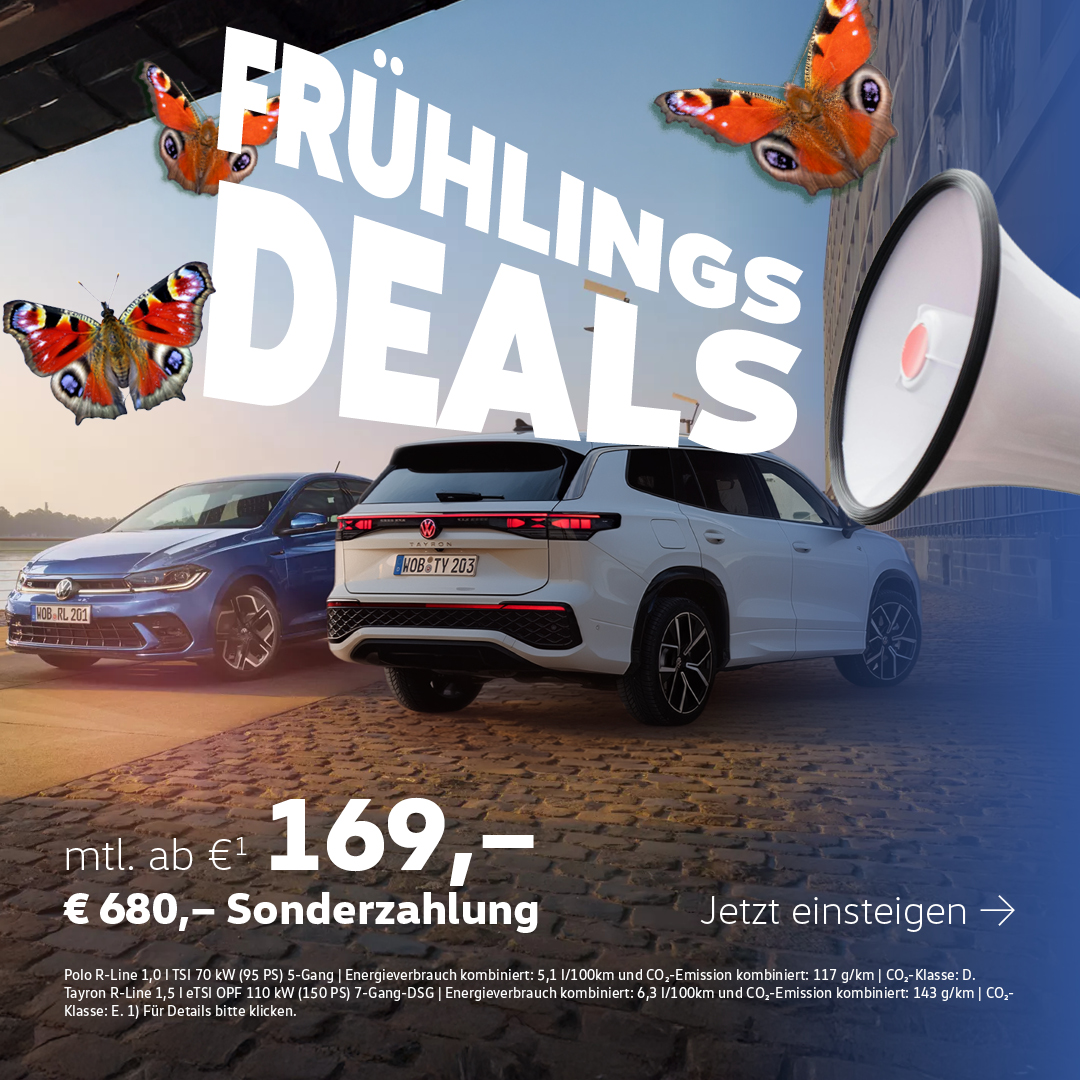 VW Sonderleasing Aktion
