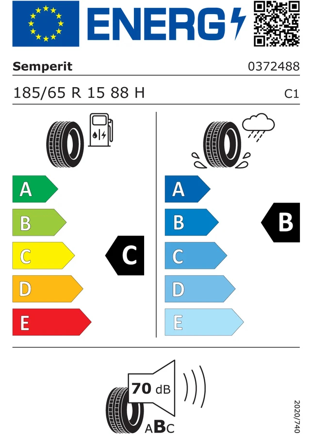 185:65 R15 88H. Fuer Fabia IV Reifen