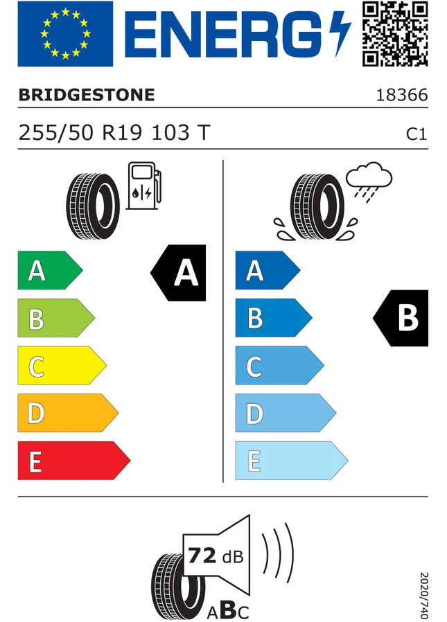 255:50 R19 103T. Fuer Elroq REifen