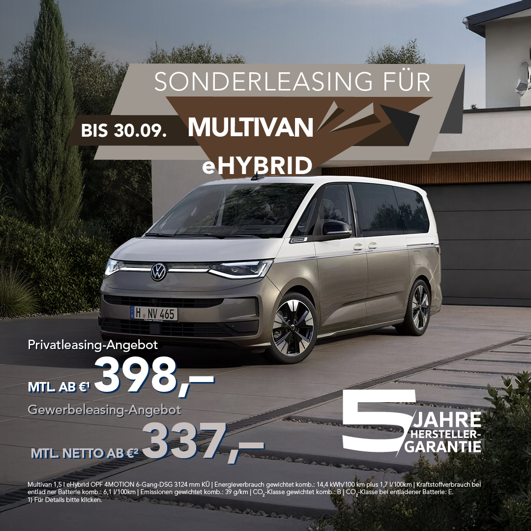 BB VW Nutzfahrzeuge Multivan eHybrid